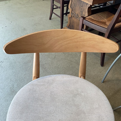 Blonde Curved Back Dining Chairs