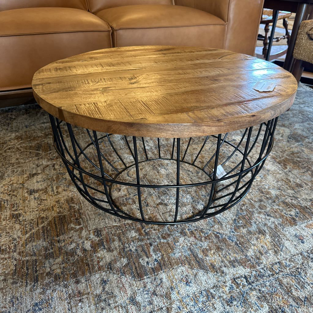 Wire Base Coffee Table