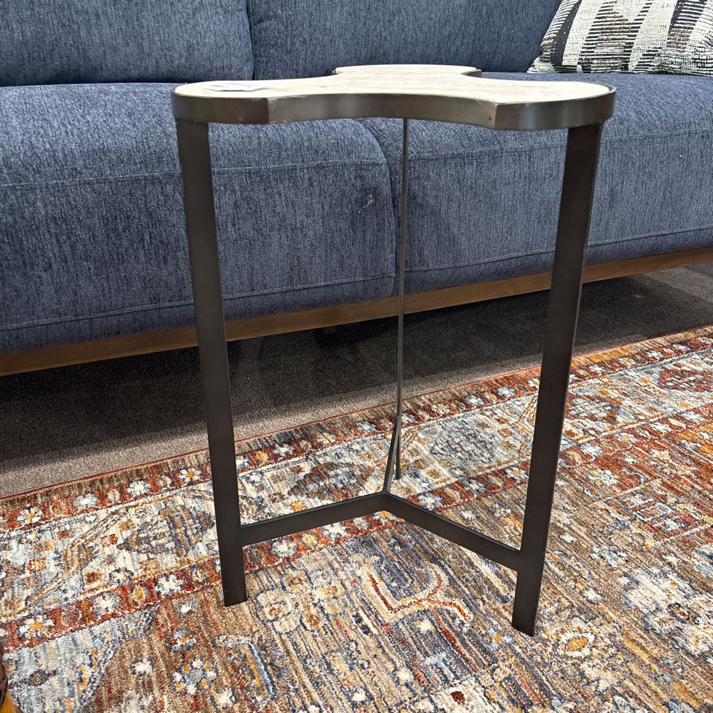 Nesting Stone Top Side Table