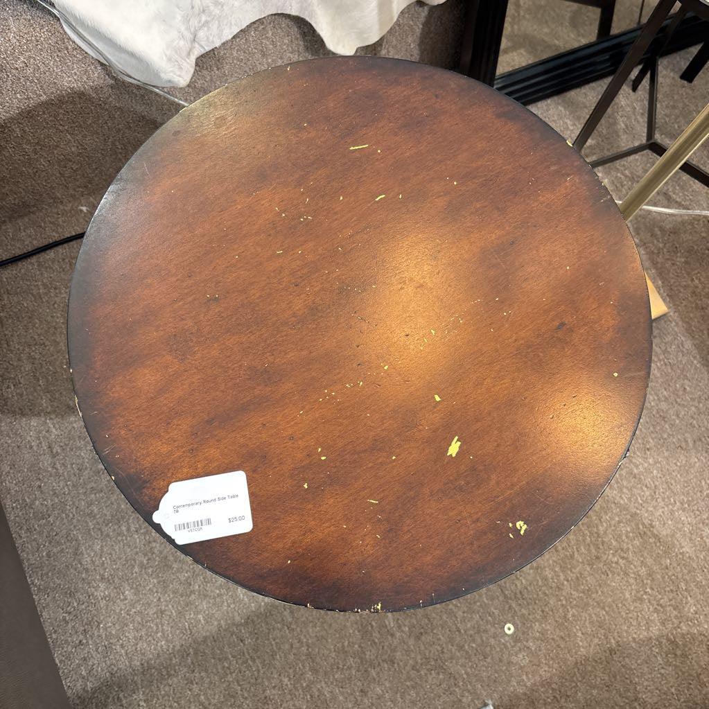 Contemporary Round Side Table