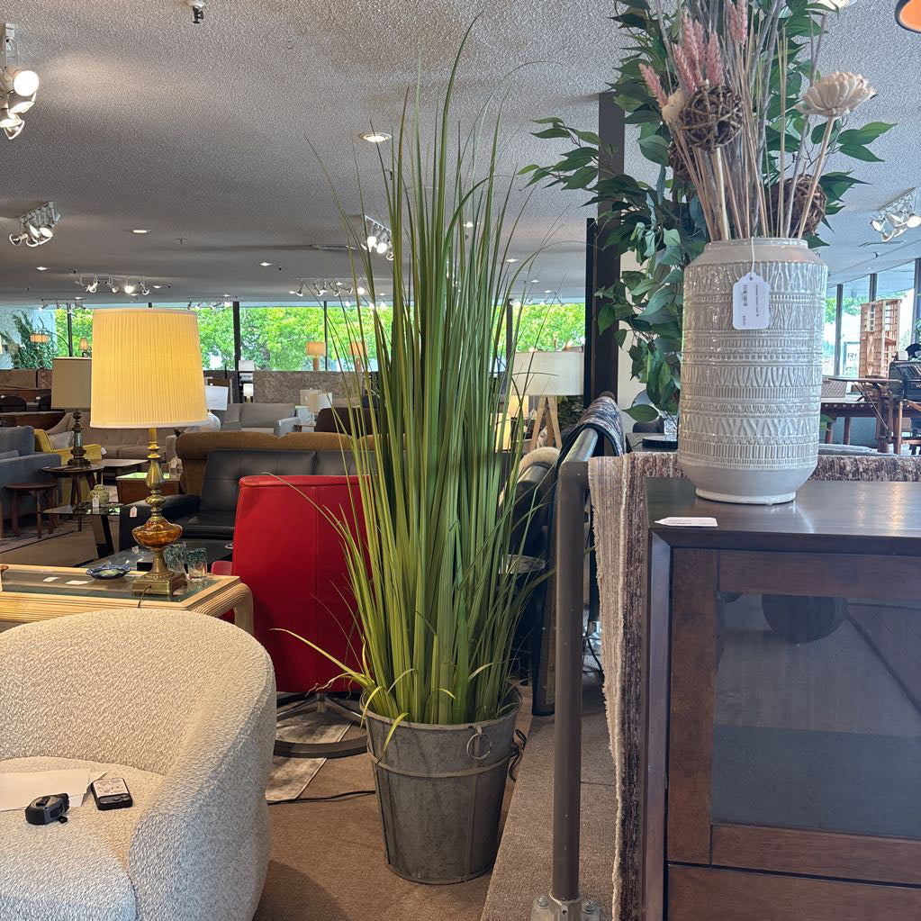Tall Grass Potted Plant UNIQUE FINDS