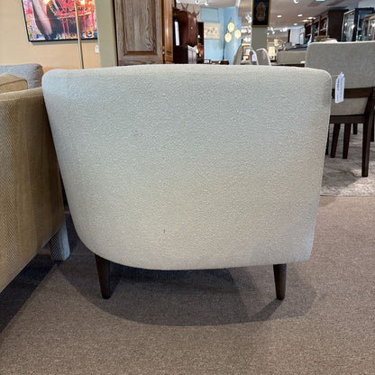 MCM White Cotton Chaise