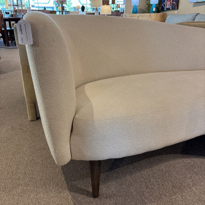 MCM White Cotton Chaise