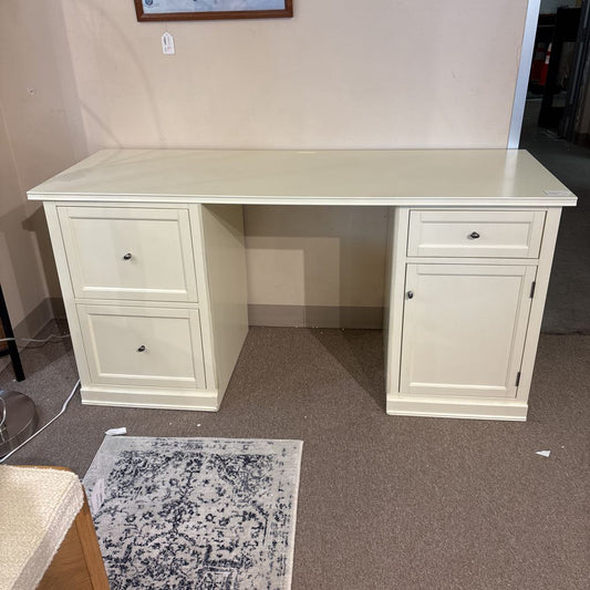 Pottery Barn White Desk C DESKS