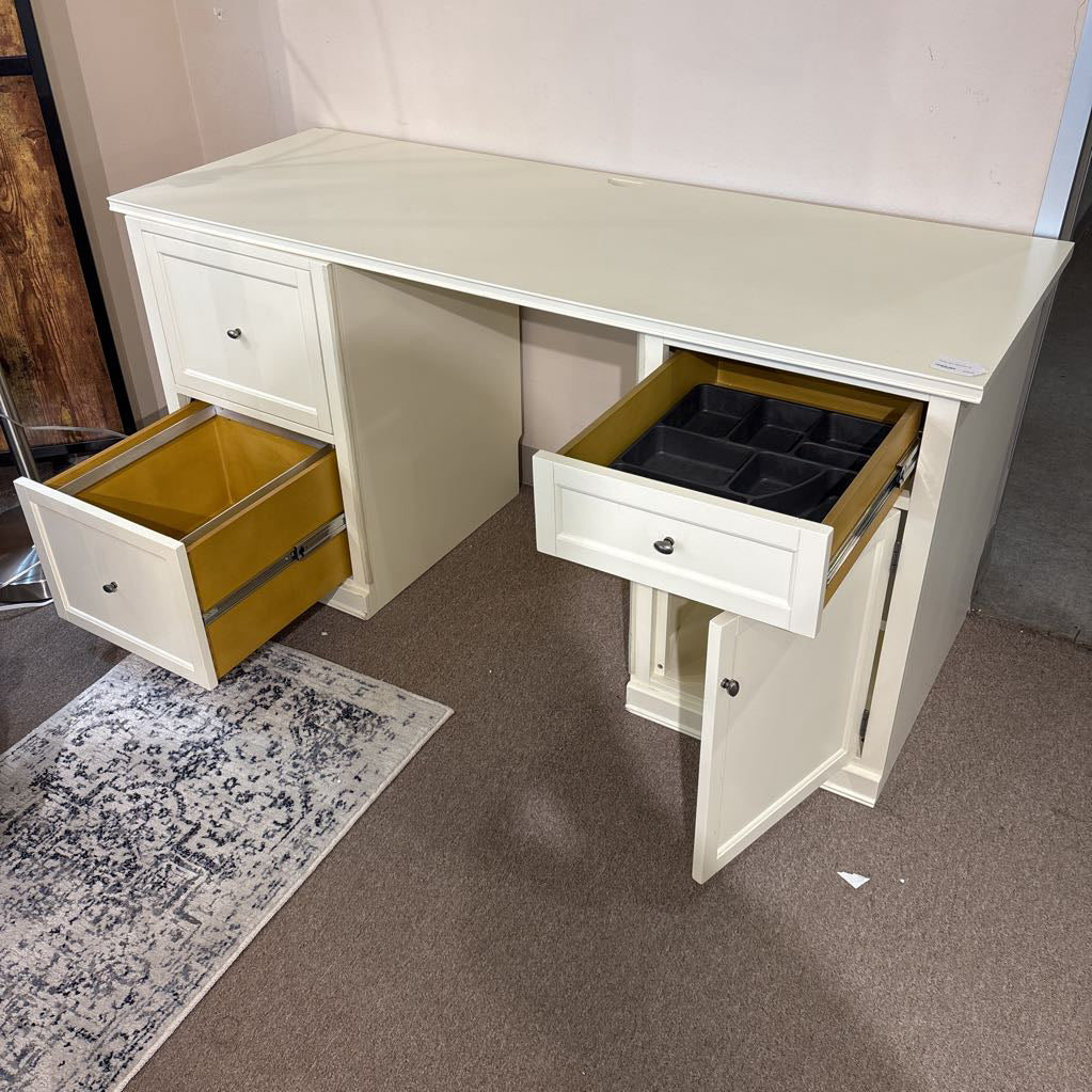 Pottery Barn White Desk