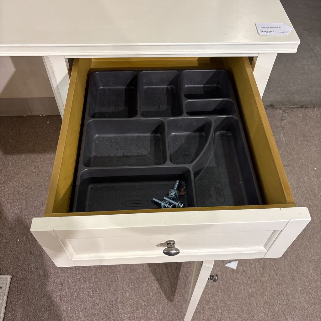 Pottery Barn White Desk