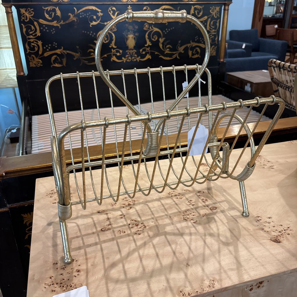 Brass Magazine Rack