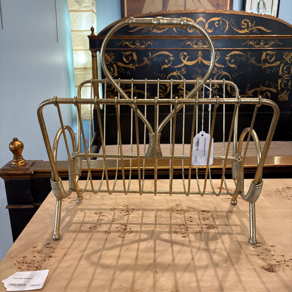Brass Magazine Rack
