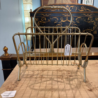 Brass Magazine Rack