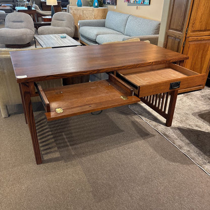 Mission Style Desk w/ Drawers