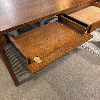 Mission Style Desk w/ Drawers