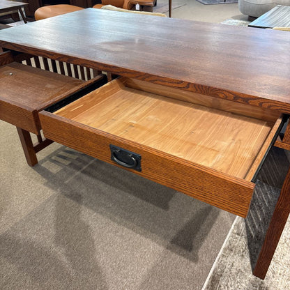 Mission Style Desk w/ Drawers