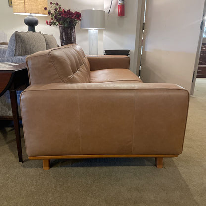 Odense Caramel Leather Sofa U SOFAS
