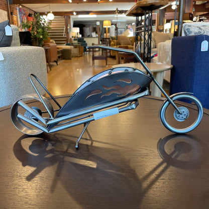 Metal Motor Bike Decor