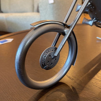 Metal Motor Bike Decor