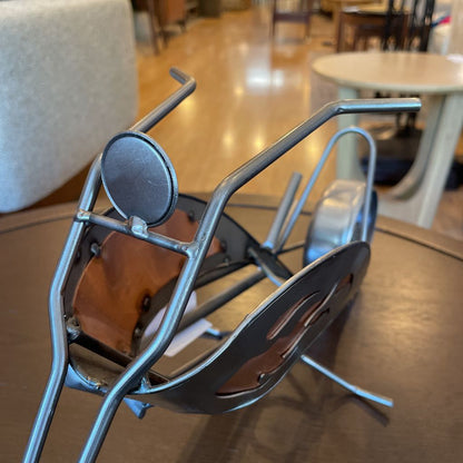 Metal Motor Bike Decor