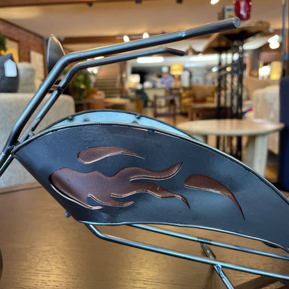 Metal Motor Bike Decor