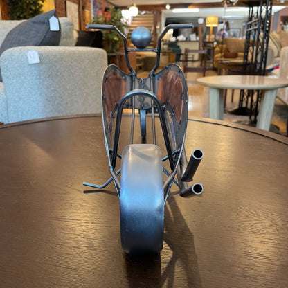 Metal Motor Bike Decor