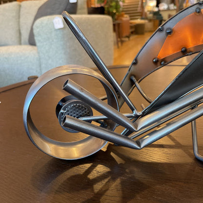 Metal Motor Bike Decor