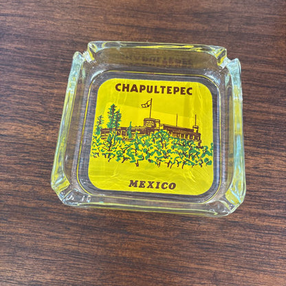 Glass Square Mexican Ashtray SMALLS