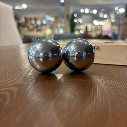 Silver Baoding Stress Balls w/Case SMALLS