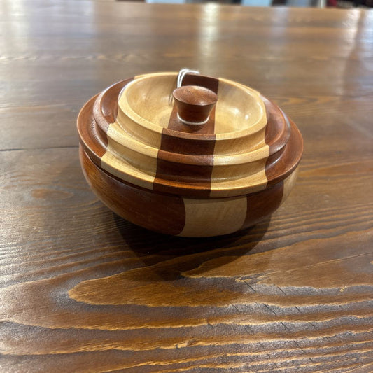 Two Tone Wooden Jar SMALLS