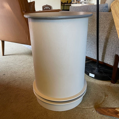 Round 2 Tone-Grey Cabinet with 1 Door/1 Drawer