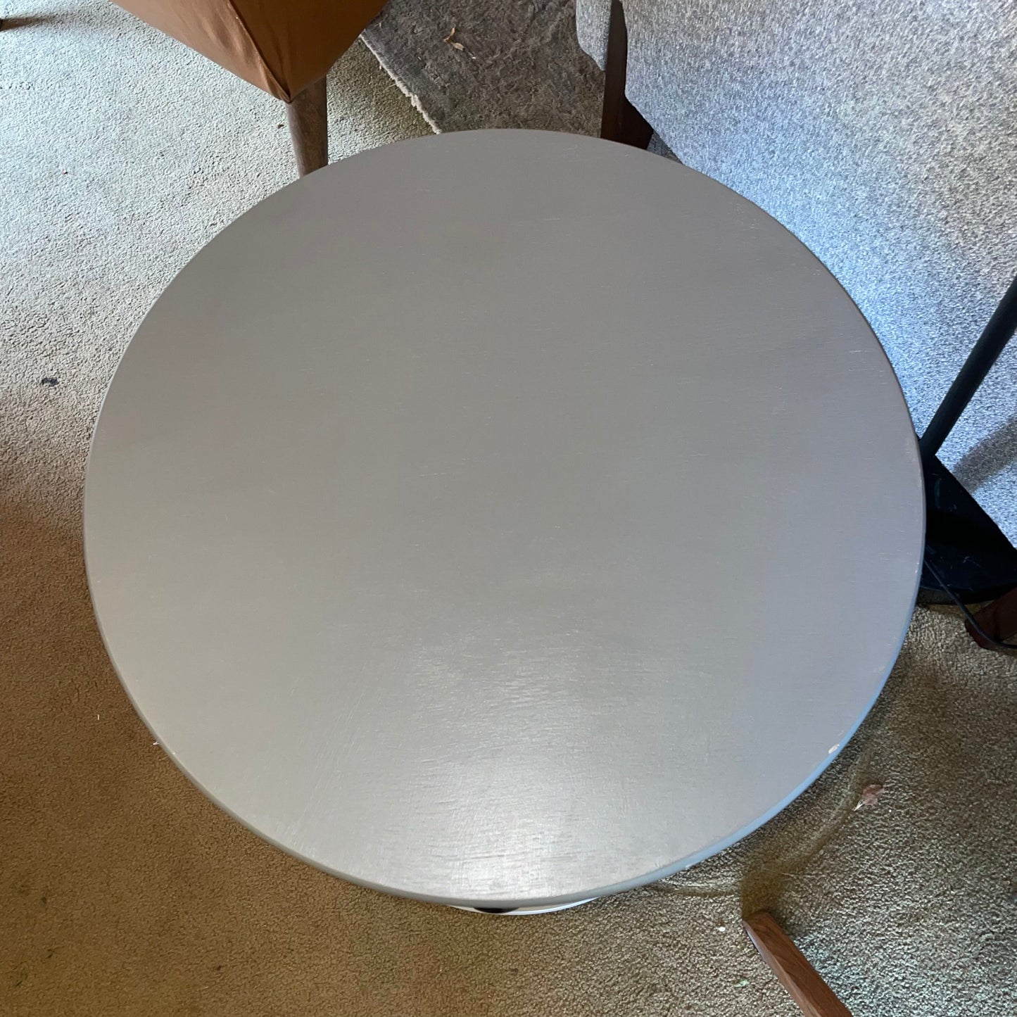 Round 2 Tone-Grey Cabinet with 1 Door/1 Drawer