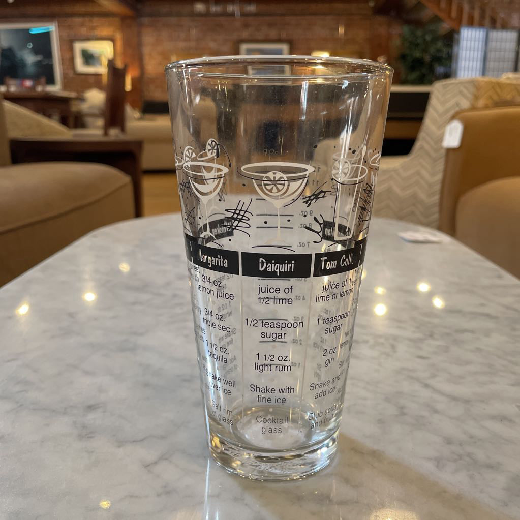 B&W Cocktail Mixing Glass SMALLS