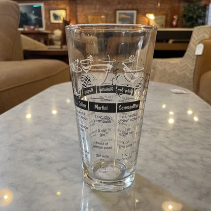 B&W Cocktail Mixing Glass SMALLS