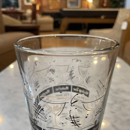 B&W Cocktail Mixing Glass SMALLS