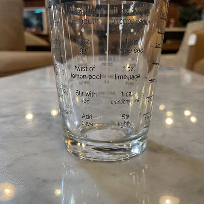 B&W Cocktail Mixing Glass SMALLS