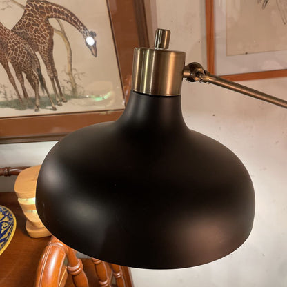 Black Industrial Style Pivoting Floor Lamp LAMPS