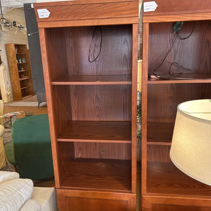 Narrow Cherry Bookshelf