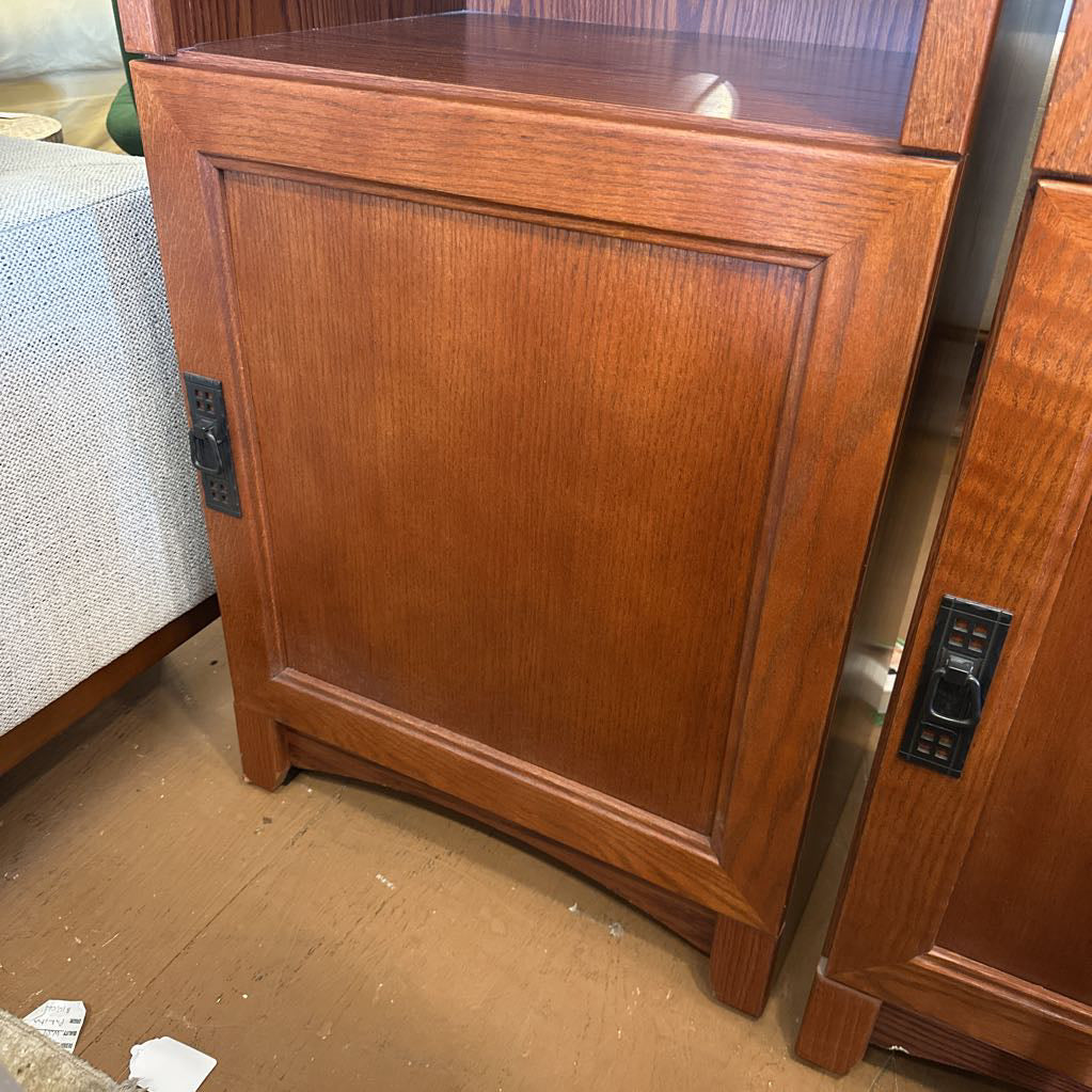 Narrow Cherry Bookshelf