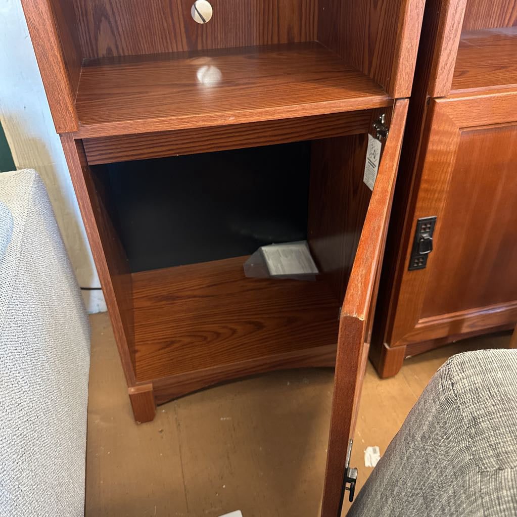 Narrow Cherry Bookshelf