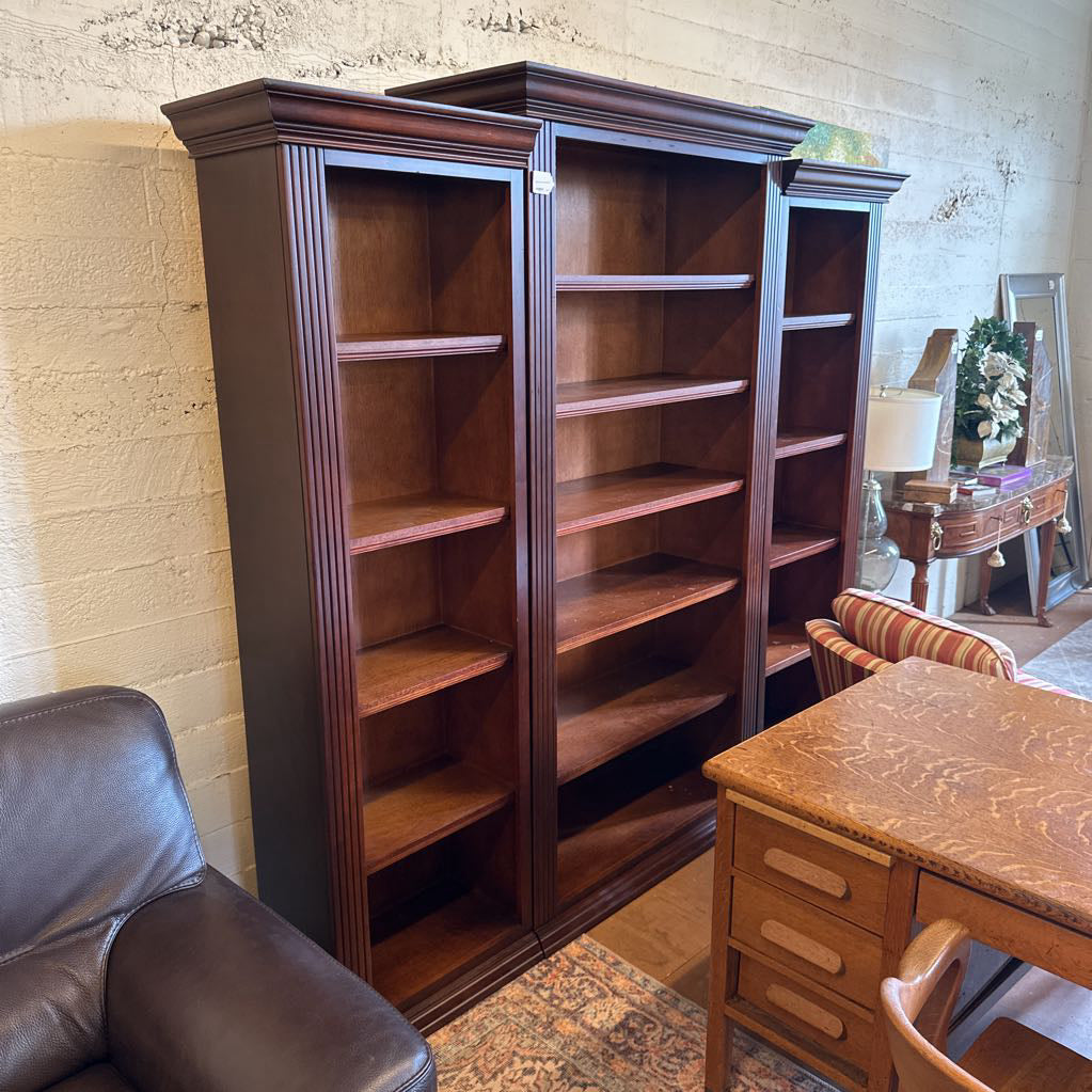 Dark Wood 3 Piece Bookshelf