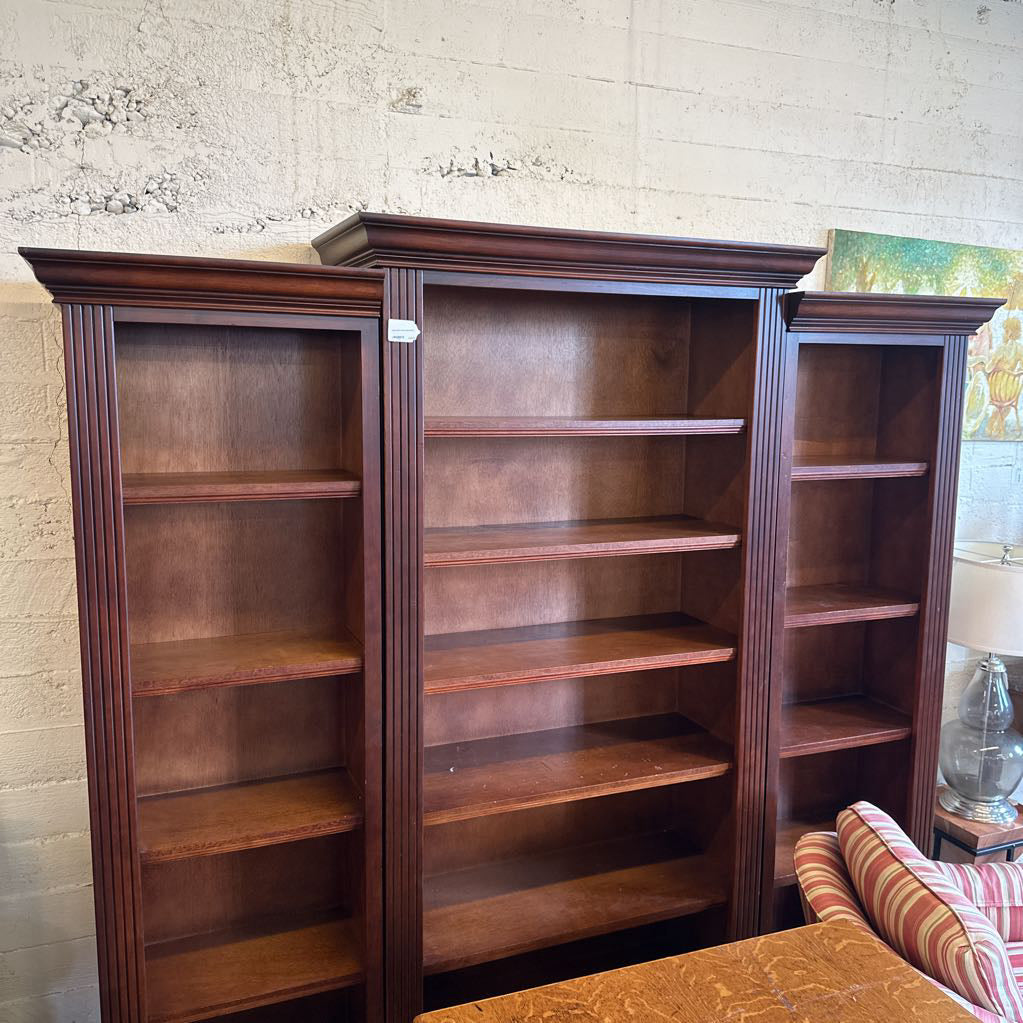 Dark Wood 3 Piece Bookshelf