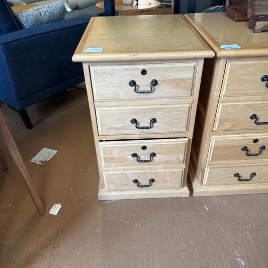 2 Drawer Blonde Filing Cabinet C CABINETS