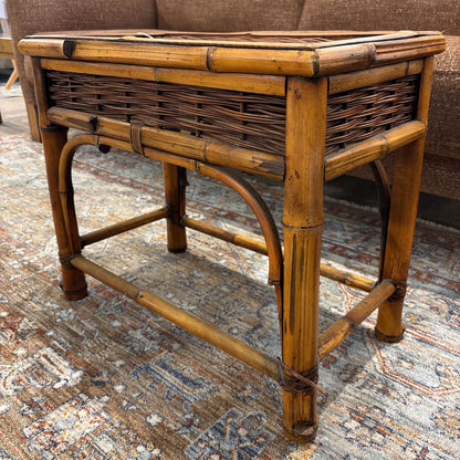 Woven Rattan Stool C STOOLS