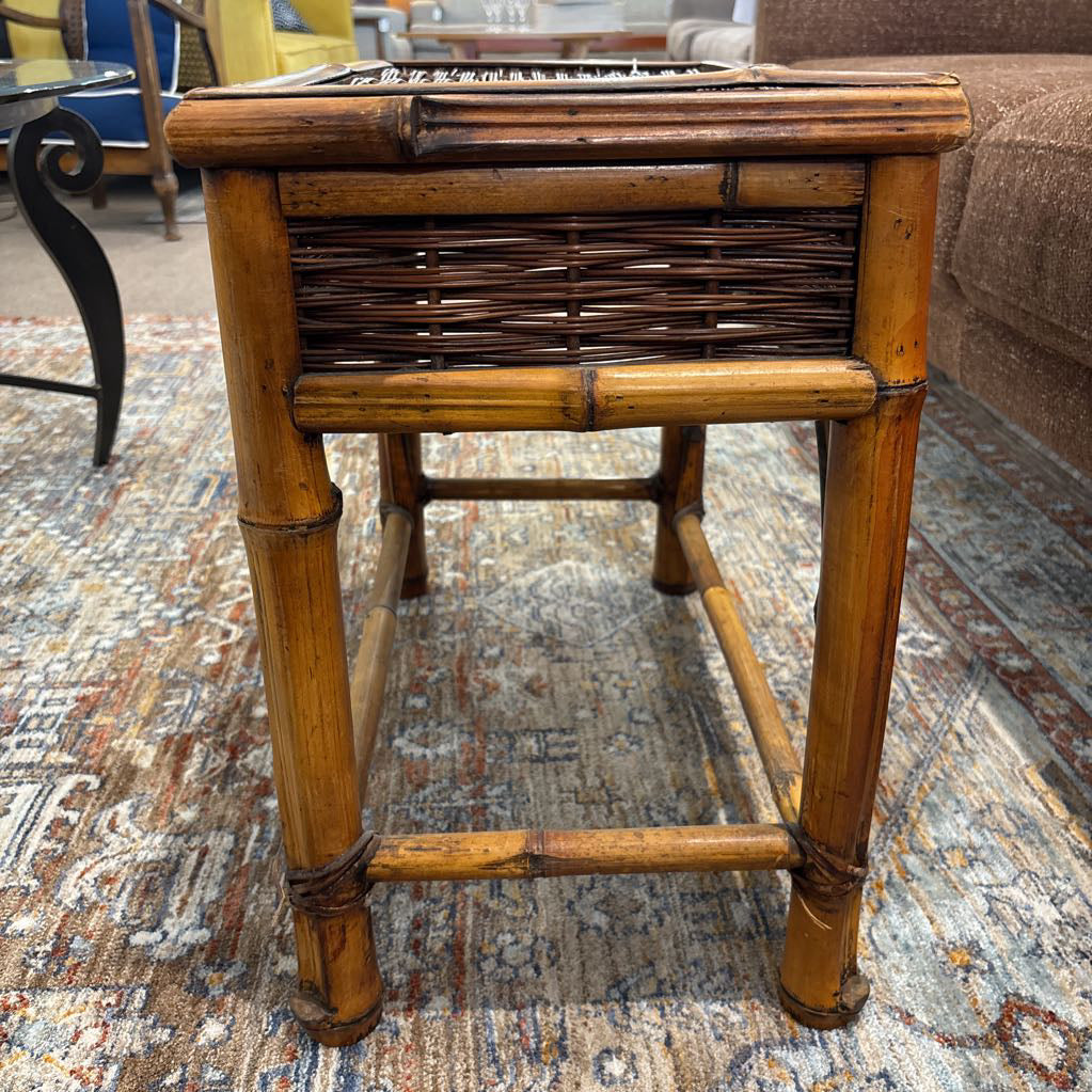 Woven Rattan Stool C STOOLS