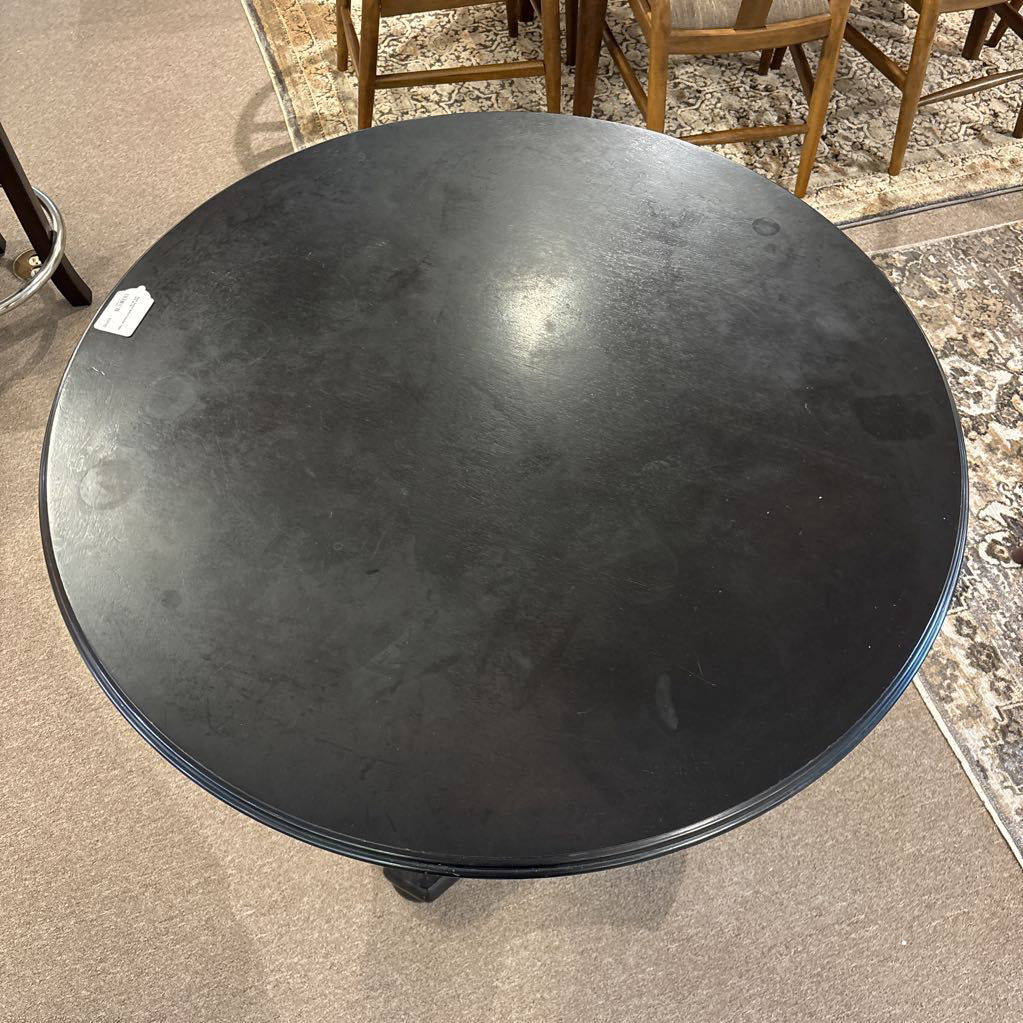 Black Round Bistro Counter Table (AS IS)