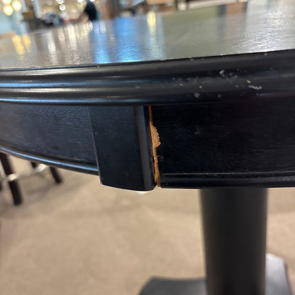 Black Round Bistro Counter Table (AS IS)