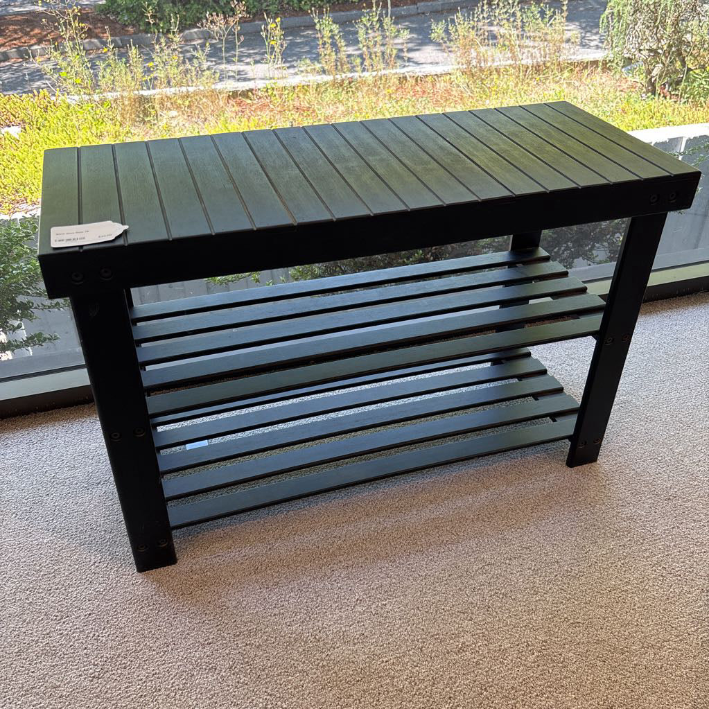 Black Shoe Rack