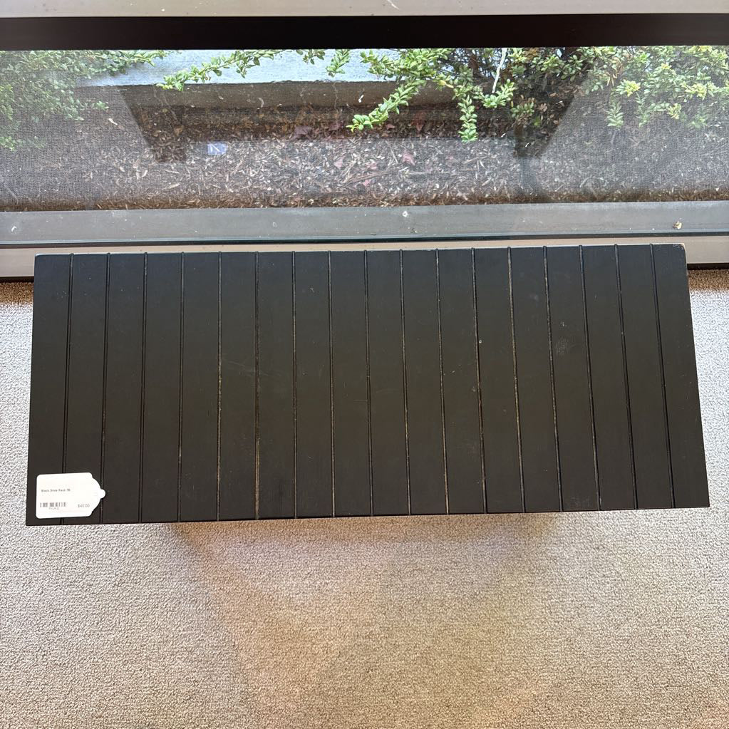 Black Shoe Rack
