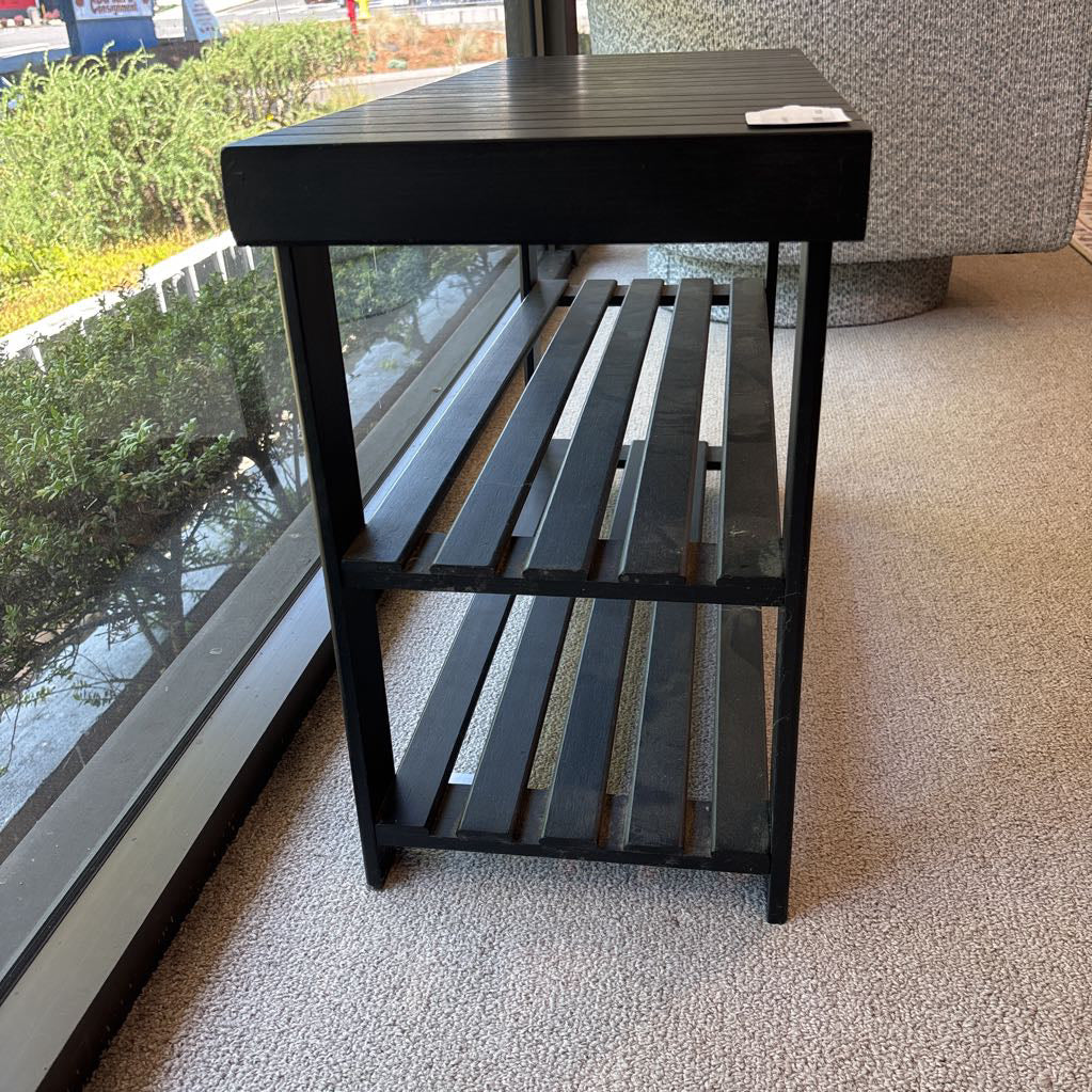 Black Shoe Rack