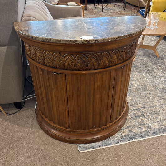 Demilune Stone Top Cabinet C CABINETS