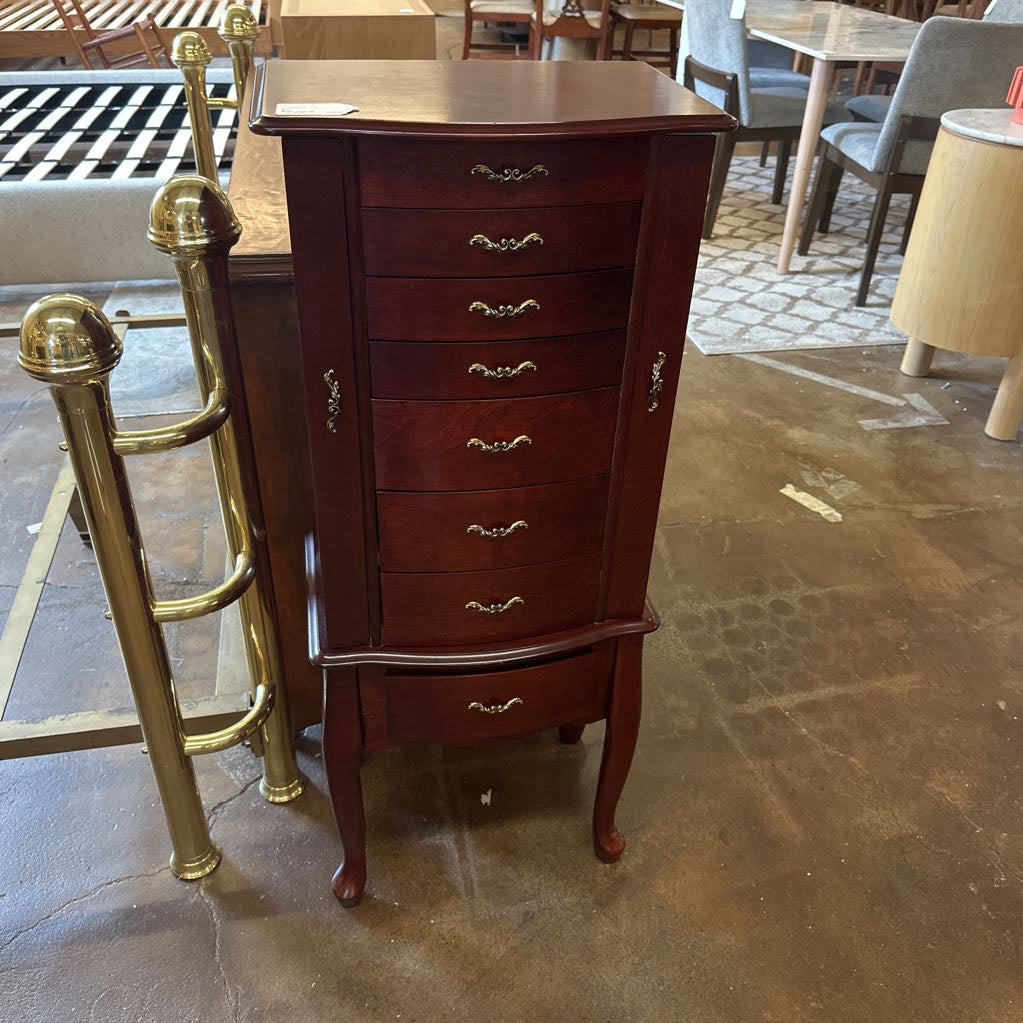 Small Cherry Jewelry Cabinet