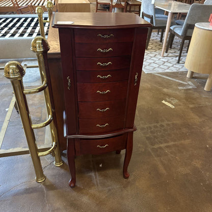 Small Cherry Jewelry Cabinet