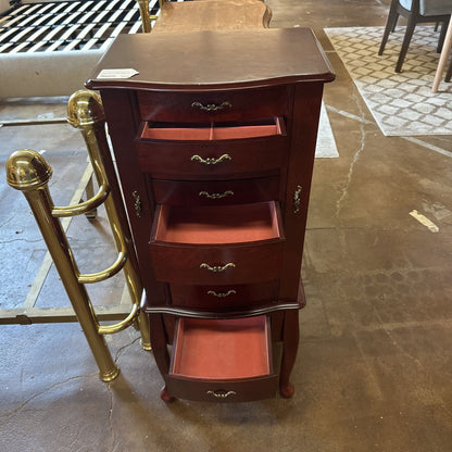 Small Cherry Jewelry Cabinet